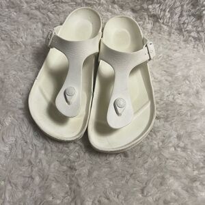 BIRKENSTOCK GIZEH EVA WHITE slides Sandals Size 38 L7